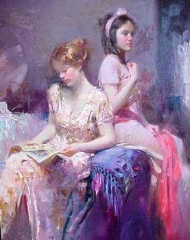 皮諾 丹尼爾 Pino Daeni painting